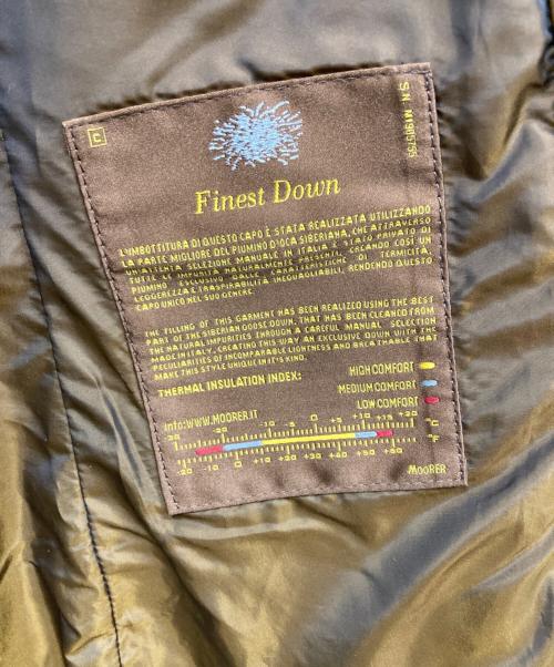 MOORER（ムーレー）MOORER (ムーレー) MORRIS-KM2 ダウンジャケット ネイビー サイズ:46の古着・服飾アイテム
