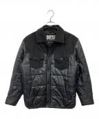 DIESELディーゼル）の古着「デニム切替ジャケット」｜ブラック