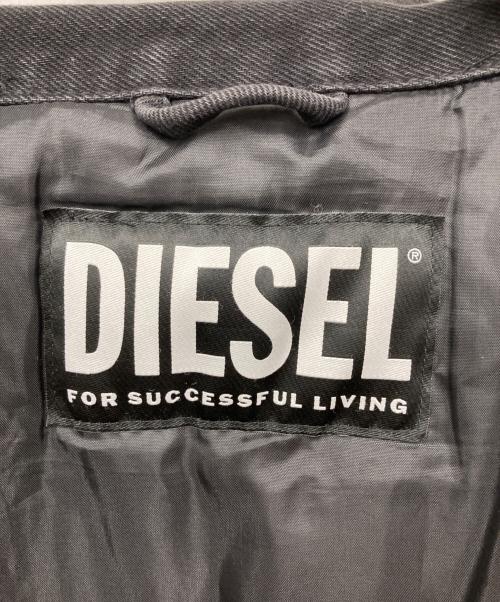DIESEL（ディーゼル）DIESEL (ディーゼル) デニム切替ジャケット ブラック サイズ:XSの古着・服飾アイテム