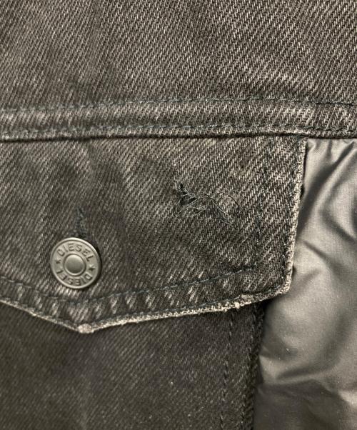 DIESEL（ディーゼル）DIESEL (ディーゼル) デニム切替ジャケット ブラック サイズ:XSの古着・服飾アイテム