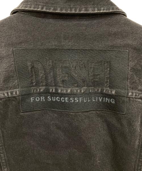 DIESEL（ディーゼル）DIESEL (ディーゼル) デニム切替ジャケット ブラック サイズ:XSの古着・服飾アイテム