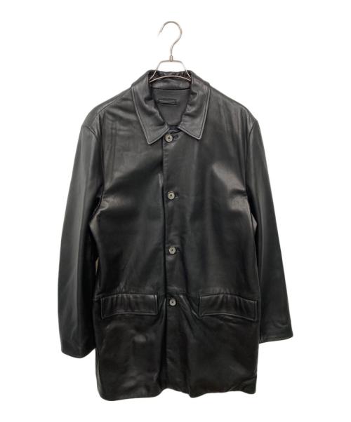 BROOKS BROTHERS（ブルックスブラザーズ）BROOKS BROTHERS (ブルックスブラザーズ) レザージャケット ブラック サイズ:不明の古着・服飾アイテム