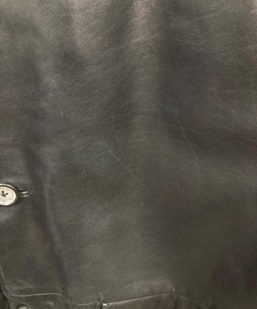BROOKS BROTHERS（ブルックスブラザーズ）BROOKS BROTHERS (ブルックスブラザーズ) レザージャケット ブラック サイズ:不明の古着・服飾アイテム
