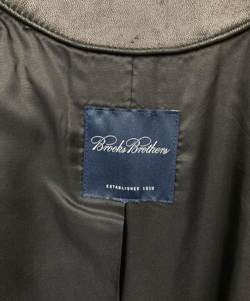 BROOKS BROTHERS（ブルックスブラザーズ）BROOKS BROTHERS (ブルックスブラザーズ) レザージャケット ブラック サイズ:不明の古着・服飾アイテム