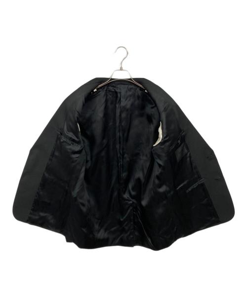 PRADA（プラダ）PRADA (プラダ) 袖タグデザインテーラードジャケット ブラック サイズ:48の古着・服飾アイテム