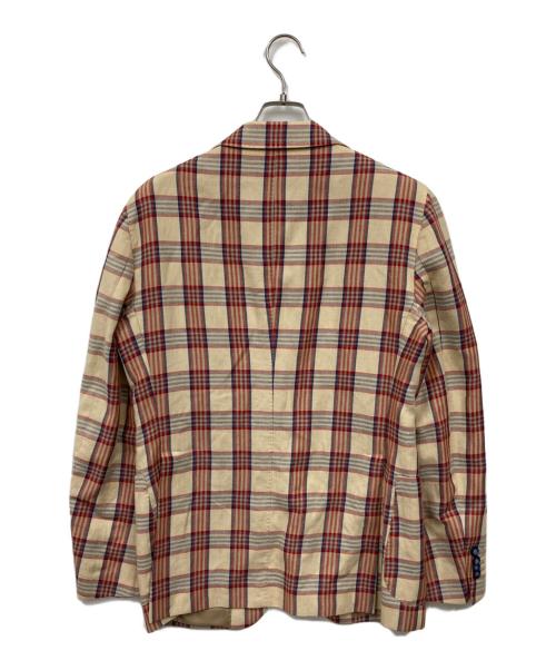 TAGLIATORE（タリアトーレ）TAGLIATORE (タリアトーレ) リネン混テーラードジャケット ベージュ サイズ:48の古着・服飾アイテム