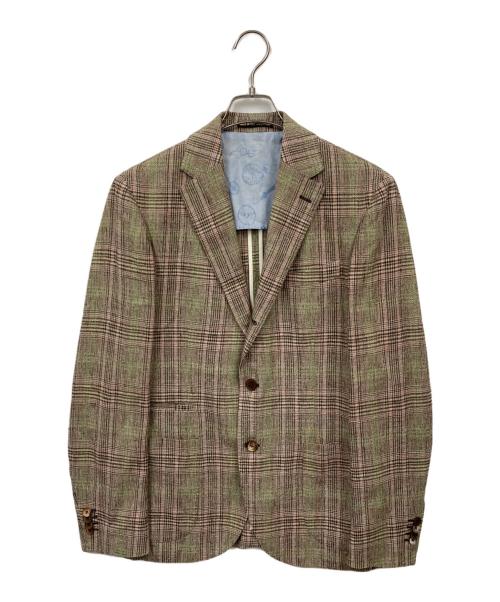 Royal Hem（ロイヤル ヘム）Royal Hem (ロイヤル ヘム) テーラードジャケット ベージュ サイズ:48の古着・服飾アイテム