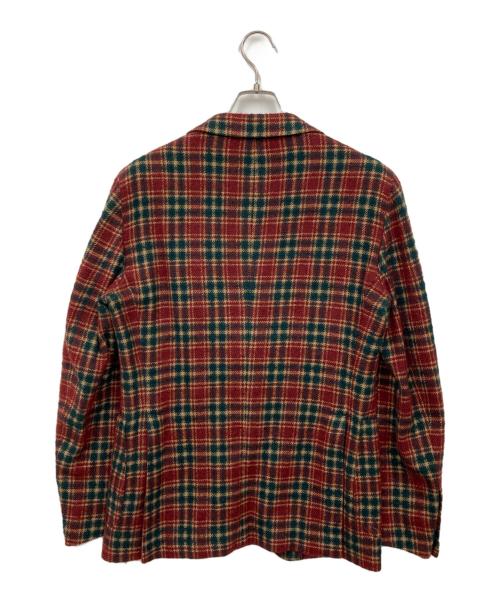 TAGLIATORE（タリアトーレ）TAGLIATORE (タリアトーレ) テーラードジャケット レッド サイズ:48の古着・服飾アイテム