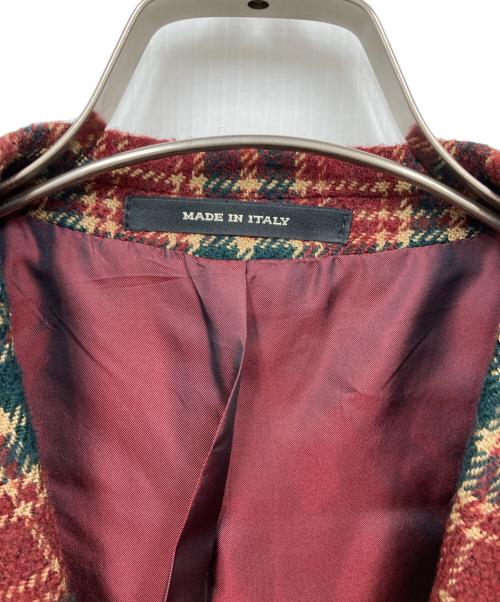 TAGLIATORE（タリアトーレ）TAGLIATORE (タリアトーレ) テーラードジャケット レッド サイズ:48の古着・服飾アイテム
