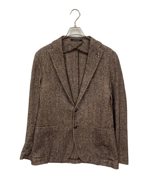 TAGLIATORE（タリアトーレ）TAGLIATORE (タリアトーレ) テーラードジャケット ブラウン サイズ:48の古着・服飾アイテム