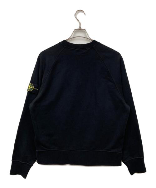 STONE ISLAND（ストーンアイランド）STONE ISLAND (ストーンアイランド) クルーネックスウェット ブラック サイズ:Sの古着・服飾アイテム