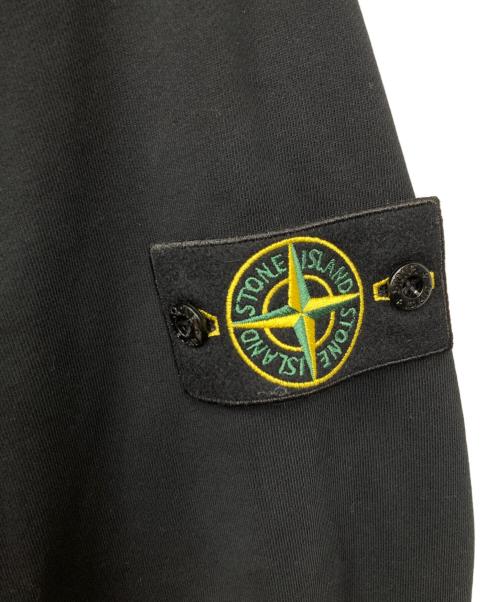 STONE ISLAND（ストーンアイランド）STONE ISLAND (ストーンアイランド) クルーネックスウェット ブラック サイズ:Sの古着・服飾アイテム