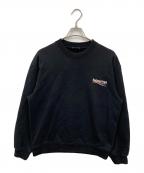 BALENCIAGAバレンシアガ）の古着「キャンペーンロゴスウェット」｜ブラック