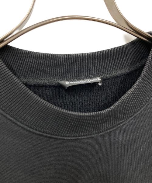 BALENCIAGA（バレンシアガ）BALENCIAGA (バレンシアガ) キャンペーンロゴスウェット ブラック サイズ:Mの古着・服飾アイテム