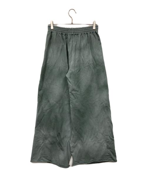 MM6 Maison Margiela（エムエムシックスメゾンマルジェラ）MM6 Maison Margiela (エムエムシックスメゾンマルジェラ) タイダイワイドスリットパンツ グリーン サイズ:Sの古着・服飾アイテム