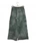 MM6 Maison Margiela (エムエムシックスメゾンマルジェラ) タイダイワイドスリットパンツ グリーン サイズ:S：18000円