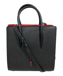 Christian Louboutin（クリスチャン・ルブタン）の古着「パロマ スモール 2WAYハンドバッグ」｜ブラック