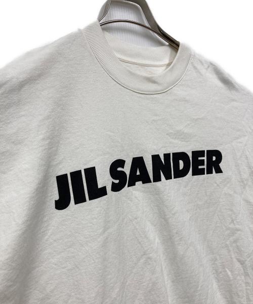 JIL SANDER（ジルサンダー）JIL SANDER (ジルサンダー) ロゴTシャツ ホワイト サイズ:Sの古着・服飾アイテム