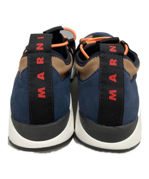 MARNI（マルニ）MARNI (マルニ) レースアップランニングスニーカー ネイビー サイズ:42の古着・服飾アイテム