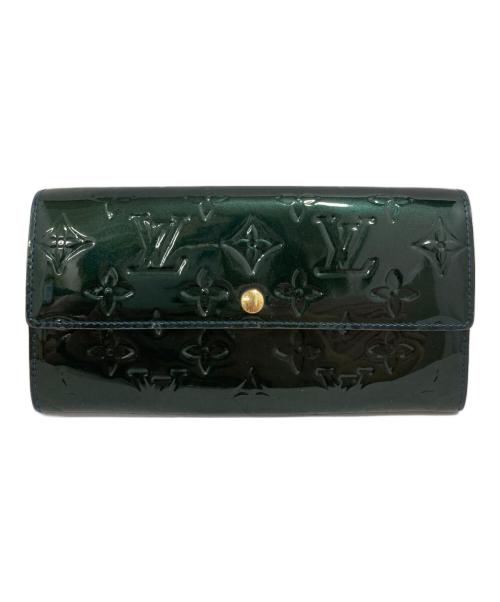 LOUIS VUITTON（ルイ ヴィトン）LOUIS VUITTON (ルイ ヴィトン) ヴェルニ ポルトフォイユ サラ グリーンの古着・服飾アイテム