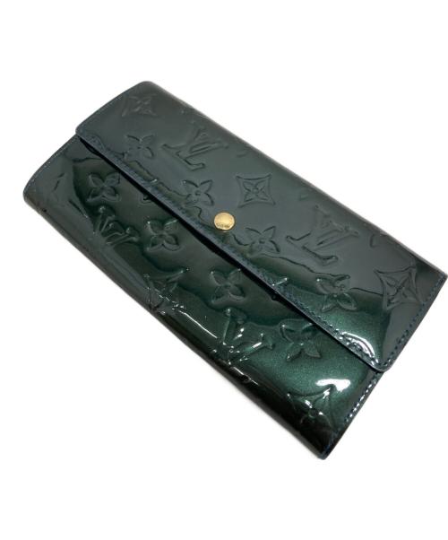 LOUIS VUITTON（ルイ ヴィトン）LOUIS VUITTON (ルイ ヴィトン) ヴェルニ ポルトフォイユ サラ グリーンの古着・服飾アイテム