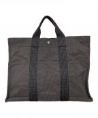 HERMESエルメス）の古着「エールライントートMM/トートバック」｜ブラック