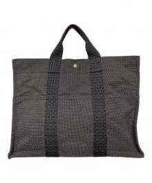 HERMES（エルメス）の古着「エールライントートMM/トートバック」｜ブラック