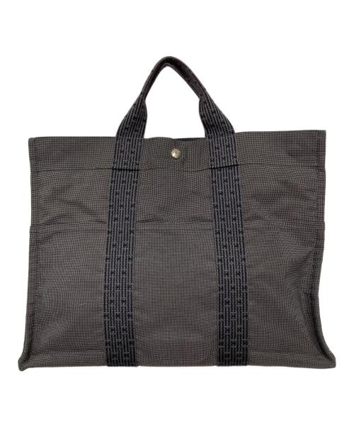 HERMES（エルメス）HERMES (エルメス) エールライントートMM/トートバック ブラックの古着・服飾アイテム