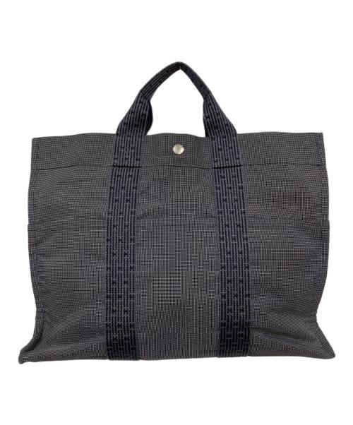 HERMES（エルメス）HERMES (エルメス) エールライントートMM/トートバック ブラックの古着・服飾アイテム