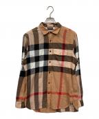 BURBERRY BRITバーバリーブリット）の古着「ノバチェックシャツ」｜ブラウン