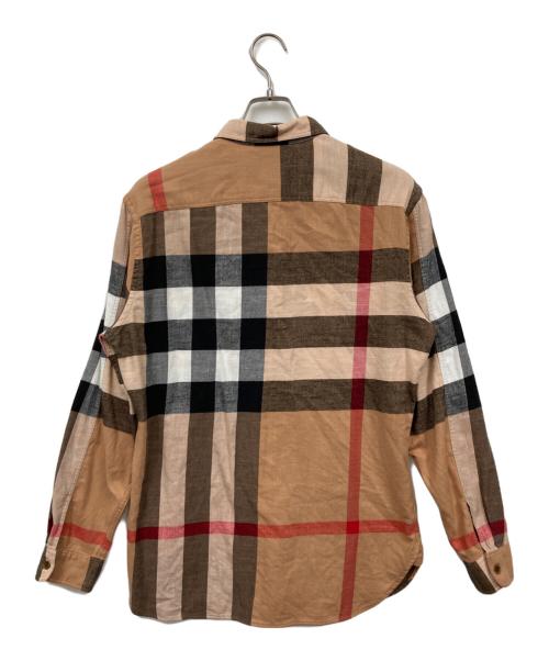 BURBERRY BRIT（バーバリーブリット）BURBERRY BRIT (バーバリーブリット) ノバチェックシャツ ブラウン サイズ:Mの古着・服飾アイテム