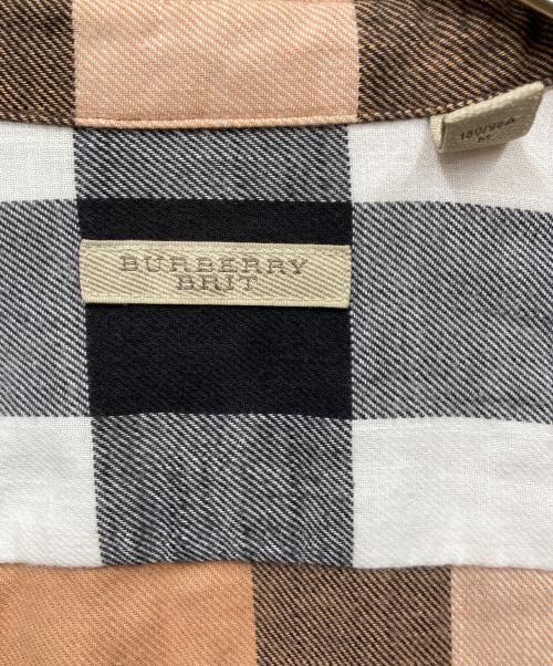 BURBERRY BRIT（バーバリーブリット）BURBERRY BRIT (バーバリーブリット) ノバチェックシャツ ブラウン サイズ:Mの古着・服飾アイテム