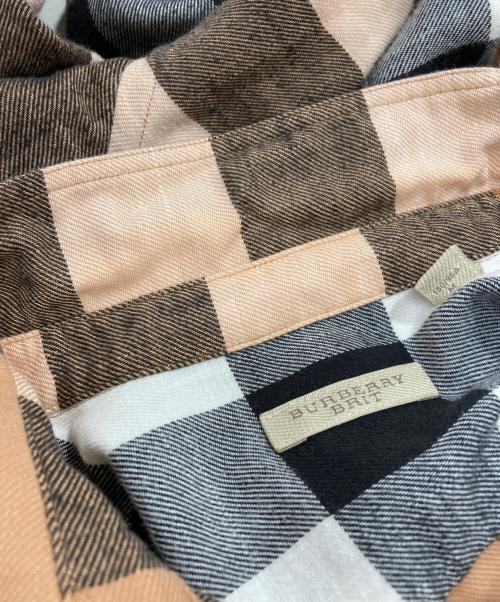 BURBERRY BRIT（バーバリーブリット）BURBERRY BRIT (バーバリーブリット) ノバチェックシャツ ブラウン サイズ:Mの古着・服飾アイテム