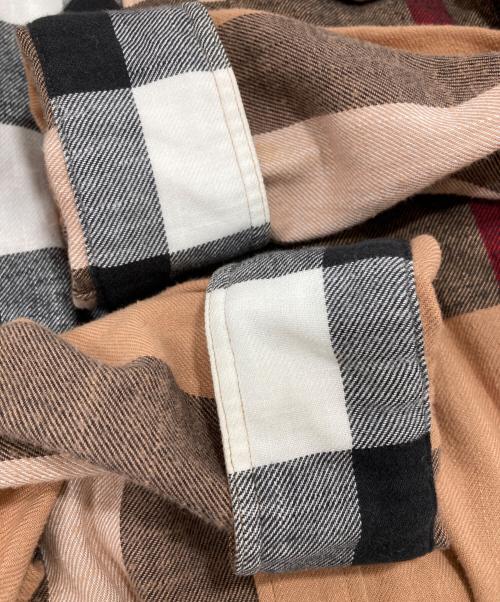 BURBERRY BRIT（バーバリーブリット）BURBERRY BRIT (バーバリーブリット) ノバチェックシャツ ブラウン サイズ:Mの古着・服飾アイテム