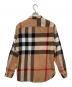 BURBERRY BRIT (バーバリーブリット) ノバチェックシャツ ブラウン サイズ:M：9000円