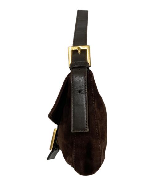 FENDI（フェンディ）FENDI (フェンディ) スエード地マンマバゲット ブラウンの古着・服飾アイテム