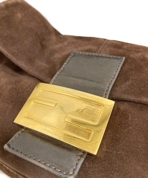 FENDI（フェンディ）FENDI (フェンディ) スエード地マンマバゲット ブラウンの古着・服飾アイテム