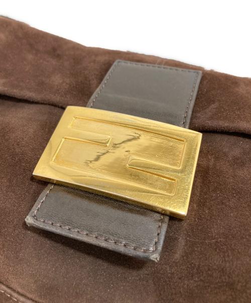 FENDI（フェンディ）FENDI (フェンディ) スエード地マンマバゲット ブラウンの古着・服飾アイテム