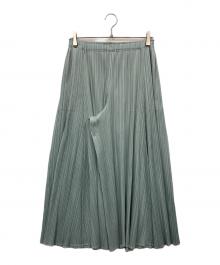 PLEATS PLEASE（プリーツプリーズ）の古着「袴パンツ」｜スカイブルー