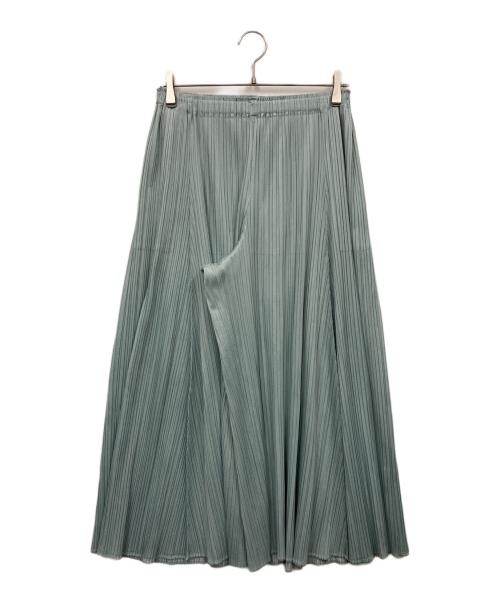 PLEATS PLEASE（プリーツプリーズ）PLEATS PLEASE (プリーツプリーズ) 袴パンツ スカイブルー サイズ:5の古着・服飾アイテム
