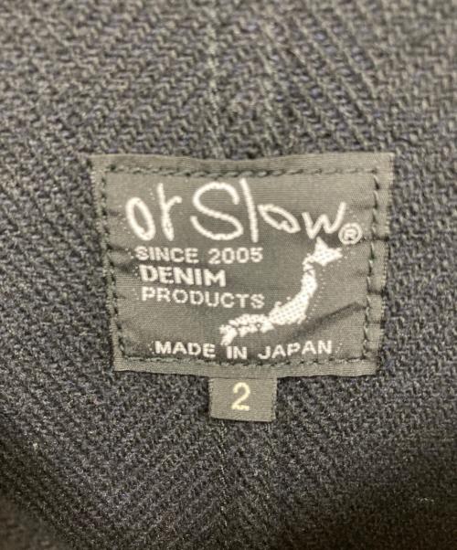 orSlow（オアスロウ）orSlow (オアスロウ) フィッシュテイル オーバーコート ブラック サイズ:2の古着・服飾アイテム
