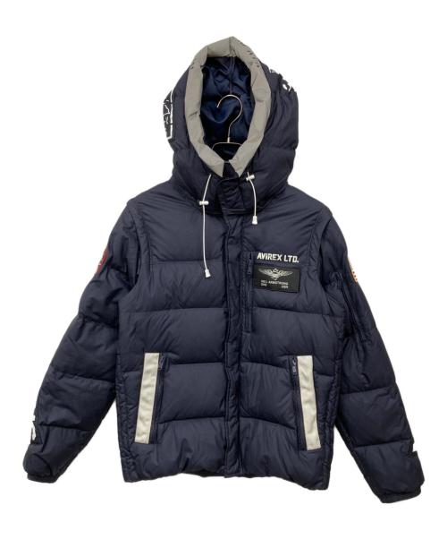 AVIREX（アヴィレックス）AVIREX (アヴィレックス) 4WAYダウンジャケット ネイビー サイズ:Ｍの古着・服飾アイテム