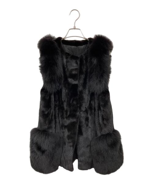 SAGA FURS（サガファーズ）SAGA FURS (サガファーズ) ファーベスト ブラック サイズ:不明の古着・服飾アイテム