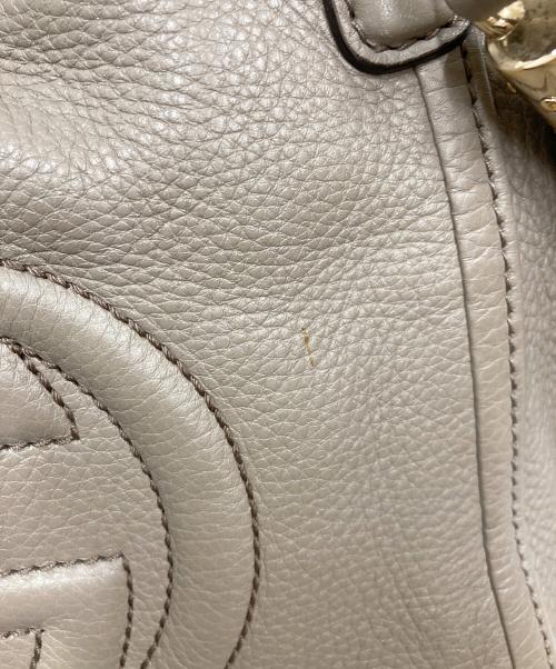 GUCCI（グッチ）GUCCI (グッチ) ソーホーインターロッキングＧショルダーバッグ ベージュの古着・服飾アイテム