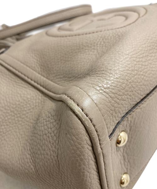 GUCCI（グッチ）GUCCI (グッチ) ソーホーインターロッキングＧショルダーバッグ ベージュの古着・服飾アイテム
