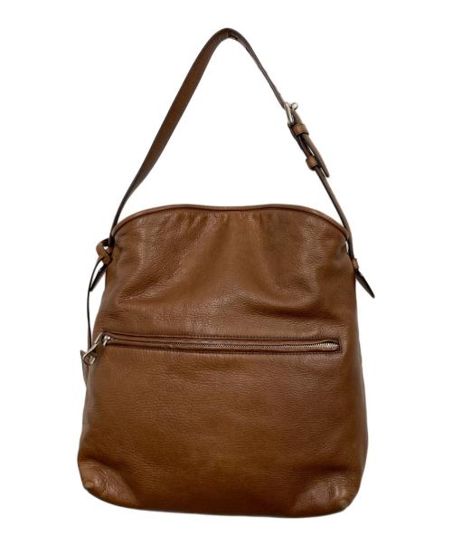 LOEWE（ロエベ）LOEWE (ロエベ) レザーハンドバッグ ブラウンの古着・服飾アイテム