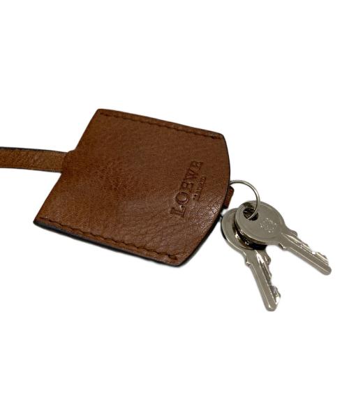 LOEWE（ロエベ）LOEWE (ロエベ) レザーハンドバッグ ブラウンの古着・服飾アイテム
