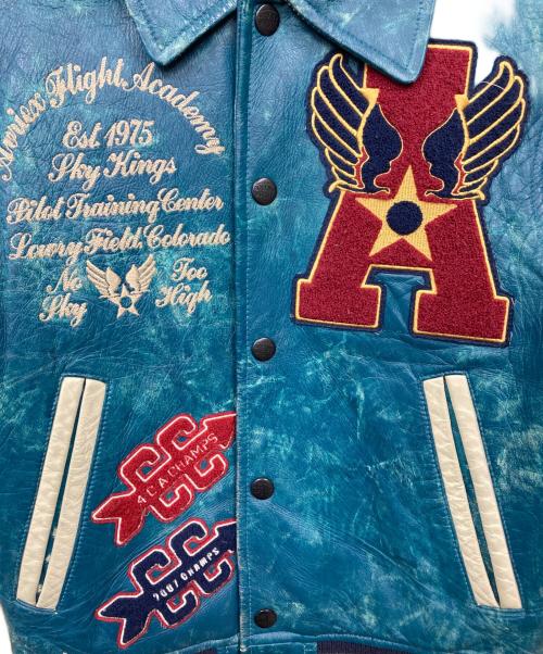 AVIREX（アヴィレックス）AVIREX (アヴィレックス) スタジャン グリーン サイズ:Mの古着・服飾アイテム