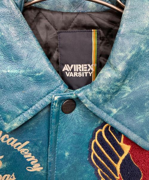 AVIREX（アヴィレックス）AVIREX (アヴィレックス) スタジャン グリーン サイズ:Mの古着・服飾アイテム