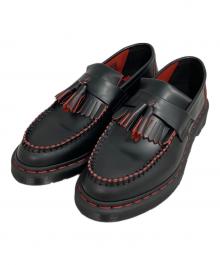 Dr.Martens（ドクターマーチン）の古着「ADRIAN レッドステッチ タッセル ローファー」｜ブラック